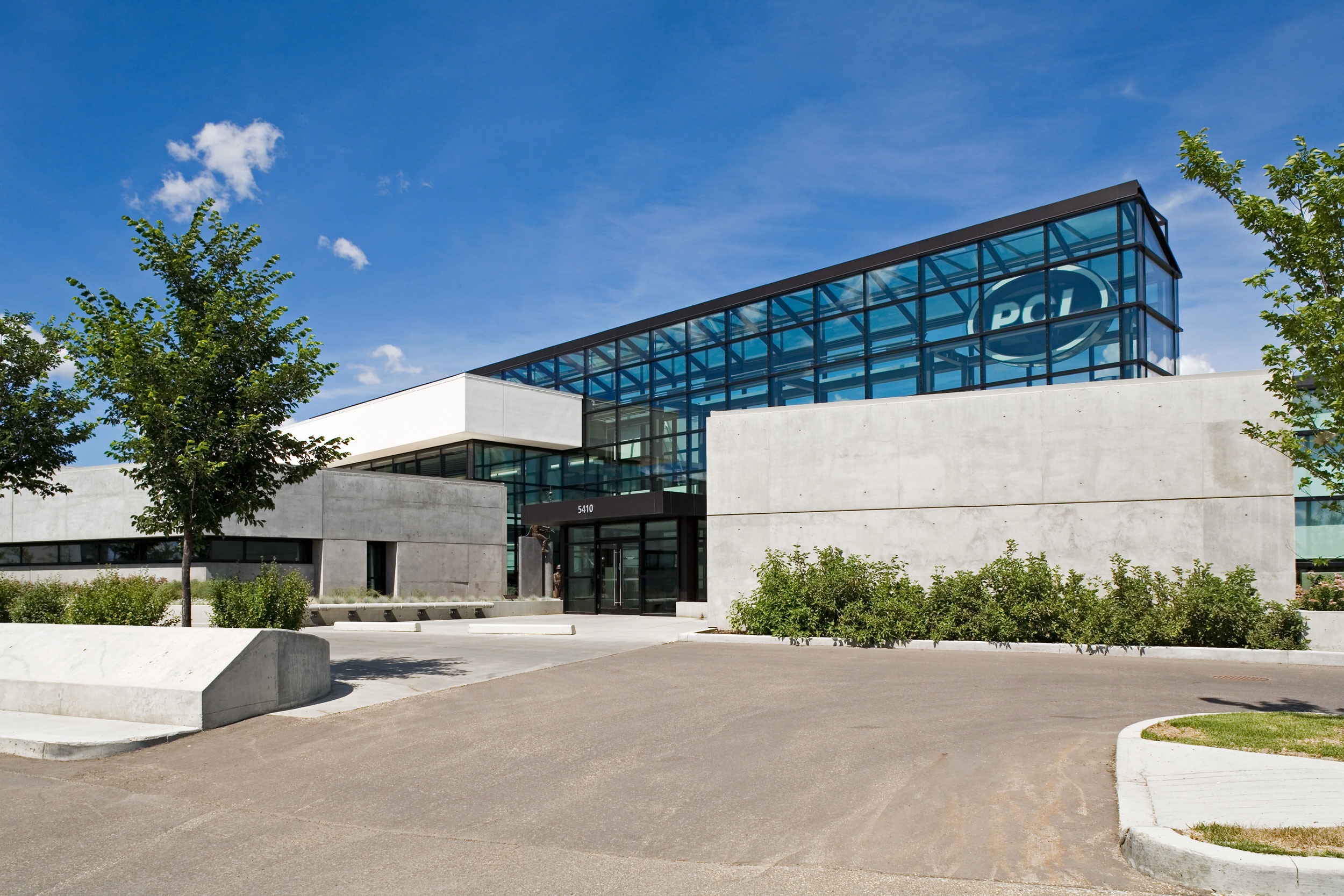 Daytime exterior photo of  PCL Construction in Edmonton
