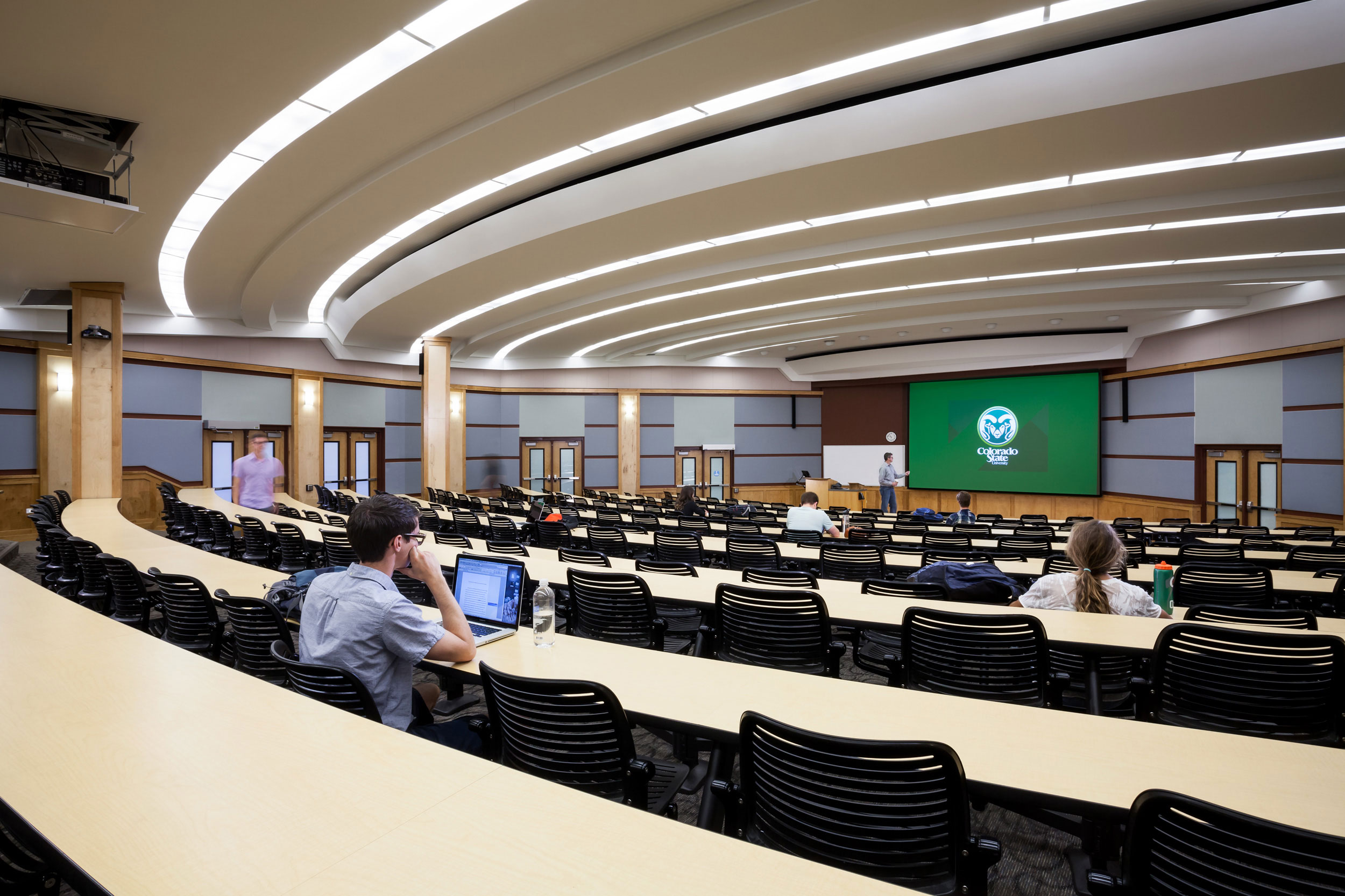 Classroom in the Colorado State University Biology Building