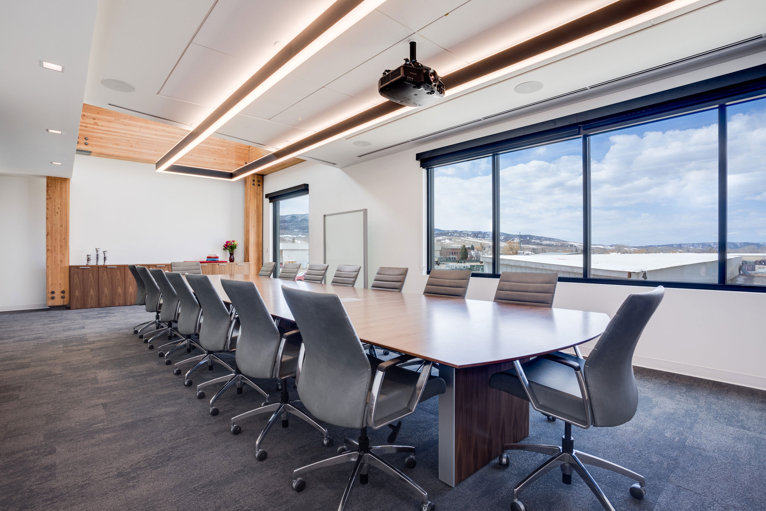 Conference room by Calcon Constructors in Steamboat Springs
